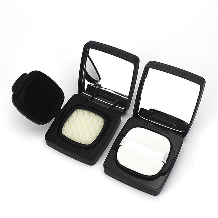 Luxury Empty Black White Rose Gold Square Bb Cc Cream Plastic Packaging Cosmetic Beauty Air Cushion Case Box