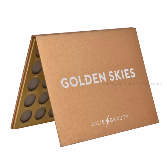 Контейнеры для косметического макияжа, пустая палитра теней для век под частной торговой маркой с индивидуальным логотипом